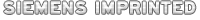 SIEMENS IMPRINTED